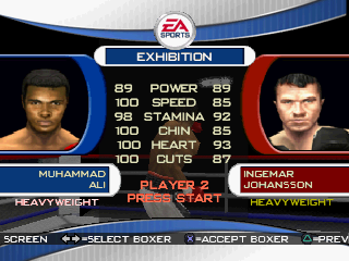 Knockout Kings 2001 screenshot 5 for Playstation